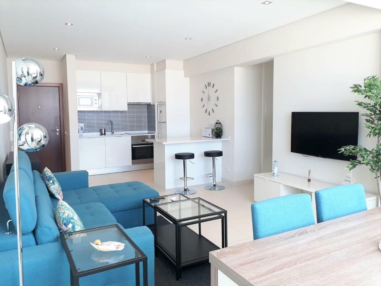 Abmar- Por-Do-Sol, Vista Mar, Remodelado, Wifi, 80Mt Praia Quarteira Εξωτερικό φωτογραφία